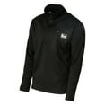 thumbnail image 2 of BANDED Men's 1/4 Zip Mid Layer Fleece Pullover, Color: Black, Size: M, 2 of 4