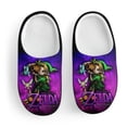 thumbnail image 3 of Kids The Legend of Zelda Slippers Anti-slip Fluffy Fuzzy House Slippers Warm Soft Plush Winter Fluffy House Shoes for Boys Girls, 3 of 7