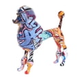 thumbnail image 1 of Figura de imitación de resina de caniche, escultura de animal, estatua, adorno para el hogar, exhibición de cachorros, regalo, adornos para el dormito, 1 of 8