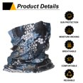 thumbnail image 4 of Mascarilla facial de protección solar Uxcell Summer Cooling Neck Gaiter, Azul-negro, 4 of 7