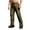 Army Green, variant on Unisex 3-in-1 Convertible Softshell Pants, Windproof Waterproof Hiking Ski Pants, Winter Outdoor Detachable Cargo Trousers Khaki XXL(XXL)