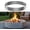 5ft, variant on Fire Pit Ring for Outside , 60in Outdoor Fire Pit, Heavy Duty Steel Pit for Backyard, Camping, Bonfire, Modern Style Large Metal Fire Pit Ring