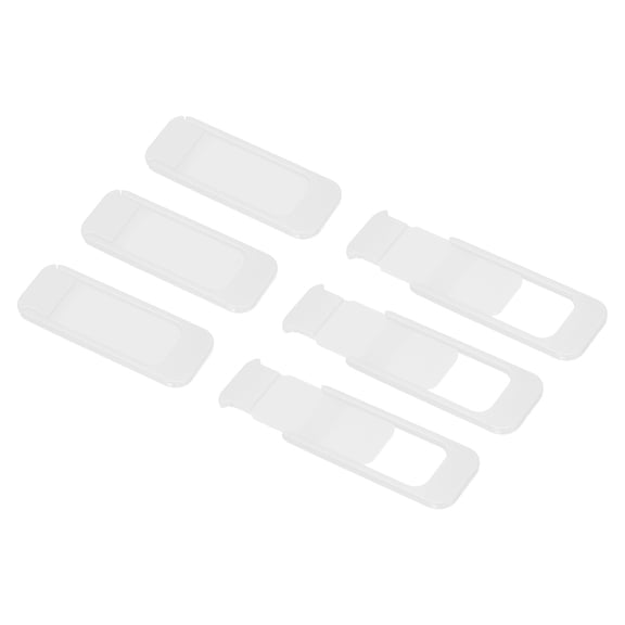 Uxcell 6Pcs Computer Camera Cover Slide, (0.079" Thickness, White), Ultra-Thin Laptop Camera Blocker Protecting Privacy and Security for Various Tablet/Desktop/Smartphone/PC Accessories