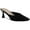 Black, variant on Womens Cecilia Faux Suede Slip-on Mules