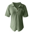 thumbnail image 4 of Women's Knit Shirt Top Women S T Shirts Space T Short Athletic Wear Women T Shirt Women Solid Tee Casual Fit Top Casual Workout Tops Women Big Shirt Solid Color Tops for Women Short Sleeve Long, 4 of 4