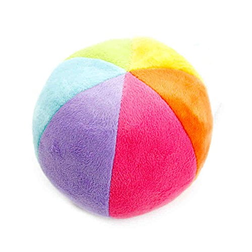 Premom Baby Balls Rainbow Rattle Toy Small Colorful Plush Ball for Newborn Infant Toddler (Toys