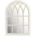 thumbnail image 3 of FLORA Farmhouse Window Pane Mirror, Large Decorative White Wall Mirror for Living Room Kitchen Entryway, 24 L x 34, 3 of 9