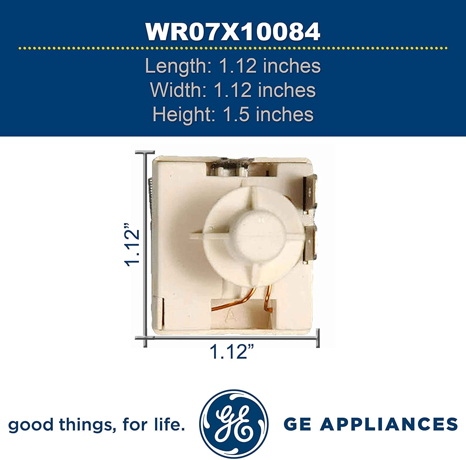 GE Refrigerator Compressor Start Relay WR07X10084