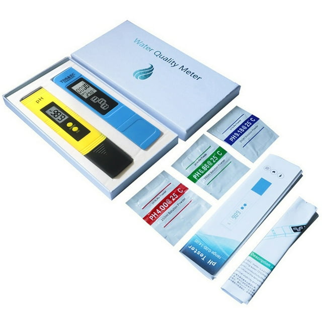 Digital PH Meter PH Water Test Kit For Home Pen Type Water Quality Tester With Leather Cover