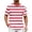 Red, variant on Color Blocked Striped Navy Sailor Striped Men Loose Trendy Summer Beach Round Neck Short Sleeved T Shirt Clothes