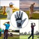 thumbnail image 5 of Yuarrent 1 guante de Golf Unisex mano izquierda/derecha Micro guantes de Golf de fibra guantes transpirables antideslizantes para deportes al aire Golf Gris links 23 Code Yuarrent OD001064-12, 5 of 6