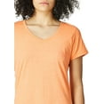 thumbnail image 3 of Hanes Women's X-temp Short Sleeve V-neck Tee, 3 of 5