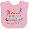thumbnail image 3 of Inktastic Speech Pathologist Like Mommy Boys or Girls Baby Bib, 3 of 4