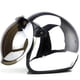 thumbnail image 2 of Casco de coche eléctrico con batería retro para hombre y mujer de Four Seasons, con revestimiento reflectante de espejo plateado, medio casco, gorro de motocicleta genial, 2 of 6