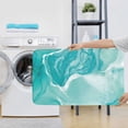 thumbnail image 7 of Bathroom Rugs Sets 3 Piece - Teal Turquoise 1 Absorbent Non Slip Bath Mats, U-Shape Toilet Lid Cover, Contour Mat, Soft Washable Shower Mats Bath Rug Mat for Bathroom Tub Toilet, 7 of 7