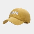 thumbnail image 2 of GDREDA Hat Chapeau pour Femmes « Embroidered Sun Baseball Cap For Outdoor Sports Unisex Block », Jaune, 2 of 5