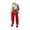 right holding tree, variant on FVDPWYE Resin Sitting Santa Claus Figurine, Cute and Decorative Christmas Decoration for Left holding tree