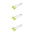 thumbnail image 3 of Pinzas para Alimentos Bearachild en Forma de Mano Silicona Acero Inoxidable Verde, 3 of 6