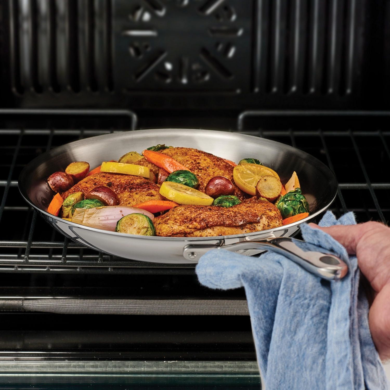 Tramontina Tri-Ply Clad Stainless Steel Fry Pan