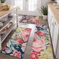 thumbnail image 2 of Pioneer Flower Floral Print Pattern Kitchen Rugs Sets Of 3,Kitchen Runner Rugs Non Skid Washable,Decorative Kitchen Floor Mats for Kitchen,Sink,Laundry,17"x30"+ 17"x47" + 17"x59", 2 of 6