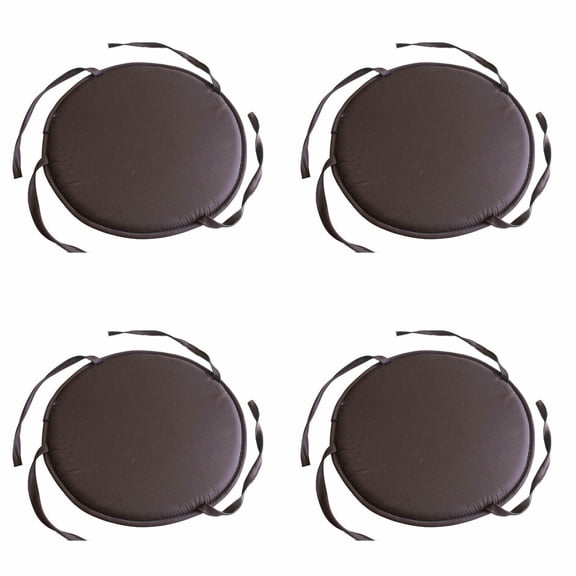 Outdoor Chair Cushions Round Set of 4,12 inch Seat Bistros Patio Pads Chair Cushion Room Dining for Outdoor Stool Garden Kitchen,Dining & Bar