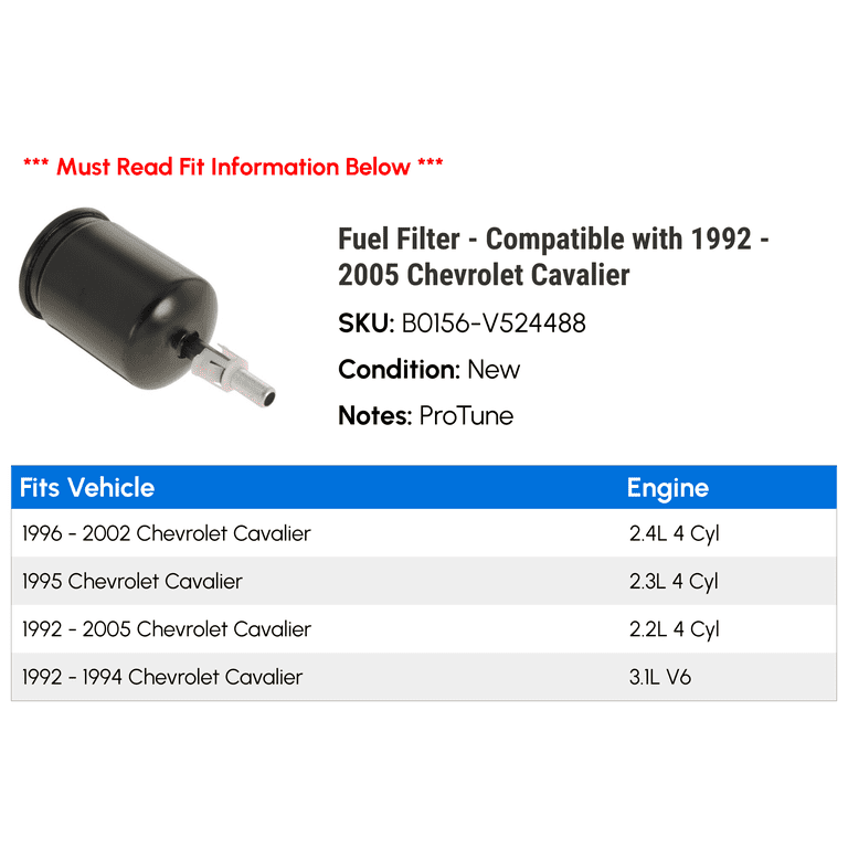 How to Change Fuel Filter on 2003 Chevy Cavalier: Easy DIY Guide