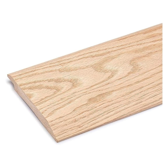 36" Long Unfinished Oak Overlap Threshold 5" Wide x 5/8" Thick with Overlap 5/16" Tall