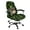Four Leaf Clover Pug Leprechaun Hat Green Black, variant on SCRAWLGOD Rooster Hen Rose Beige Cozy Office Chair Cover Non-Slip Stretchy Non-Slip Desk Rotating Chair Slipcovers Breathable Easy to Remove Computer Chair Slipcovers, S