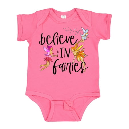 

Inktastic Believe in Fairies Boys or Girls Baby Bodysuit