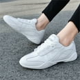 thumbnail image 4 of YOURDIARY Girls White Cheerleading Shoe Athletic Training Competition Sneakers Tennis Sneakers Cheer Shoes for Kids, 4 of 8