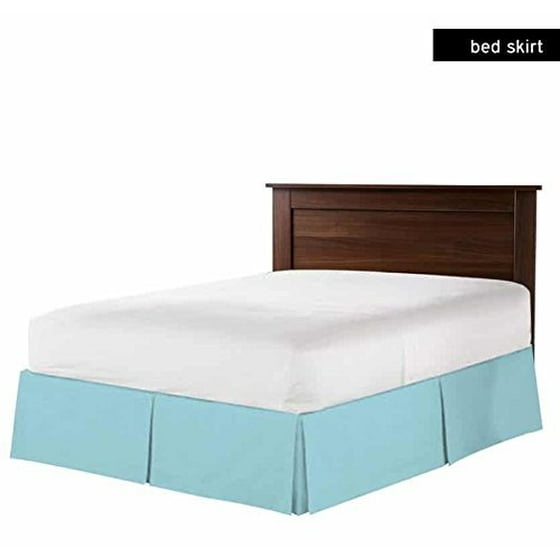 1800 Series Brushed Microfiber Wrinkle Resistant Platform Cal 1800 Series Brushed Microfiber Wrinkle Resistant Platform Cal King Light Blue Solid 1pc Bed Skirt With 15 Drop Com