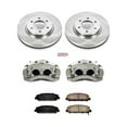 thumbnail image 2 of PowerStop Front Stock Replacement Brake Pad and Rotor Kit with Calipers Fits: INFINITI NISSAN Select Models KCOE6321, 2 of 5