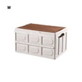 thumbnail image 3 of Inteprter Caja de juguetes plegable fácil con tapa, caja de juguetes de plástico resistente, caja de almacenamiento pequeña y ligera para Almacenamiento y organización del hogar Tamaño mediano sin, 3 of 6