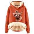 thumbnail image 1 of WILLBEST Sudadera con Capucha para Mujer, Estilo Borrego, Gruesa, Cálida, de Color Liso XXXXX-Grande, 1 of 4