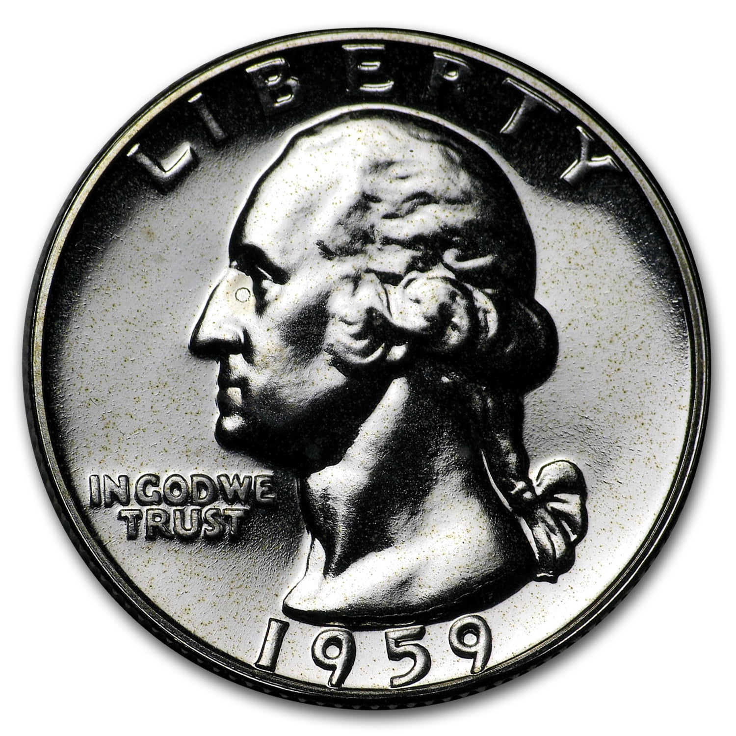 1954 Washington Quarter Proof 90% Silver Gem Brilliiant US Coin 