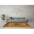 thumbnail image 3 of Ahgly Company Indoor Square Oriental Orange Industrial Area Rugs, 5' Square, 3 of 4