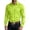 Mint Green, variant on Long Sleeve Button Down Shirt for Men Solid Color Snap Button Down Casual Work Shirt with Double Chest Pockets