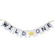 thumbnail image 1 of KAKOWELY Banderines 3M Wild One para decoración de cumpleaños, baby shower, guirnalda colgante, 1 of 4