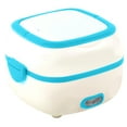 thumbnail image 1 of Cuiseur Vapeur Électrique Chauffe-Nourriture Portable Cuiseur Vapeur 2 Couches 1 L Boîte à Lunch Électrique avec Casserole en Acier Inoxydable Mini Cuiseur à Riz Portable Cuiseur Vapeur Multifonction Cuisson Vapeur Contenants à Lunch 110 V, 1 of 7