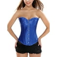 thumbnail image 3 of Franhais Women Waist Corset, Tight Vest for Weight Loss/ Body Shaping, Blue/ Red/ Gold/ Purple/ Brown, 3 of 3