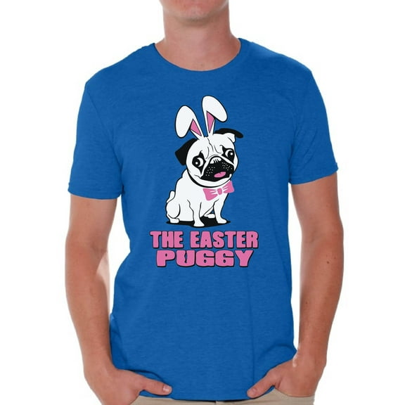 Awkward Styles The Easter Puggy Tshirt Easter T Shirt Men Easter Pug Shirt Funny Easter Shirt for Men Easter Holiday Gifts for Him Easter Party Outfit Pug Shirt for Easter Gifts for Dog Lovers