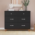 thumbnail image 6 of Child Craft SOHO Crib, Dresser, Chest & Nightstand Nursery Set, 4-in-1 Convertible Crib, Ebony, 4-Piece, 6 of 8