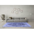 thumbnail image 3 of Ahgly Company Machine Washable Indoor Rectangle Persian Blue Traditional Area Rugs, 8' x 10', 3 of 4