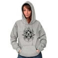 thumbnail image 3 of Triangle Eye Wheel Symbolic Spirit Hoodie Sweatshirt Women Men Brisco Brands L, 3 of 6