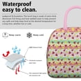 thumbnail image 3 of Lunch Bag Lunch Box for Women Reusable Insulated Lunch Bags,Water-Resistant Summer Time Watermelon Print Colorful Stripe Cooler Lunch Tote Bag, Large Capacity for Work Travel Picnic, 3 of 6