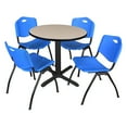 thumbnail image 2 of Regency Cain Round Breakroom Table with 4 Stackable M Chairs, 2 of 2