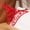 Red, variant on Crotchless Panties for Women Thong Lace Pants Briefs Underwear