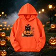 thumbnail image 4 of Grblisyd Girl's Hoodie Long Sleeve Halloween Hooded Sweatshirt Cute Pullovers Tops Fall Winter Outfits Clothes with Kangaroo pocket, 4 of 6