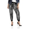 Women's Plus Peached Printed Knit Jogger