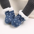 thumbnail image 2 of Patrón de estrella Bebé niña Niño Botines Prewalker Recién nacido Invierno Calcetines cálidos Zapatos de bebé oso de fresa Juguete, 2 of 6